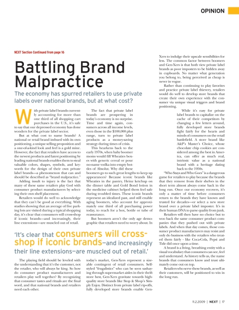 Brand Malpractice Article